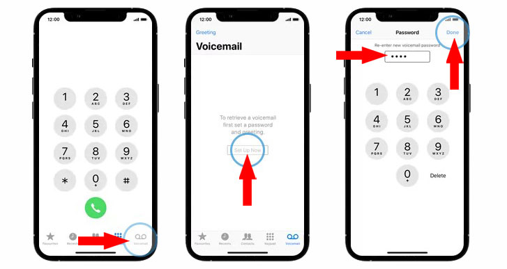 set up voicemail on iphone 13