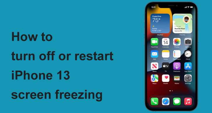 turn off iphone 13 when frozen